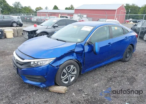 2017 Honda Civic Lx из США, поврежденный, VIN 19XFC2F56HE210170